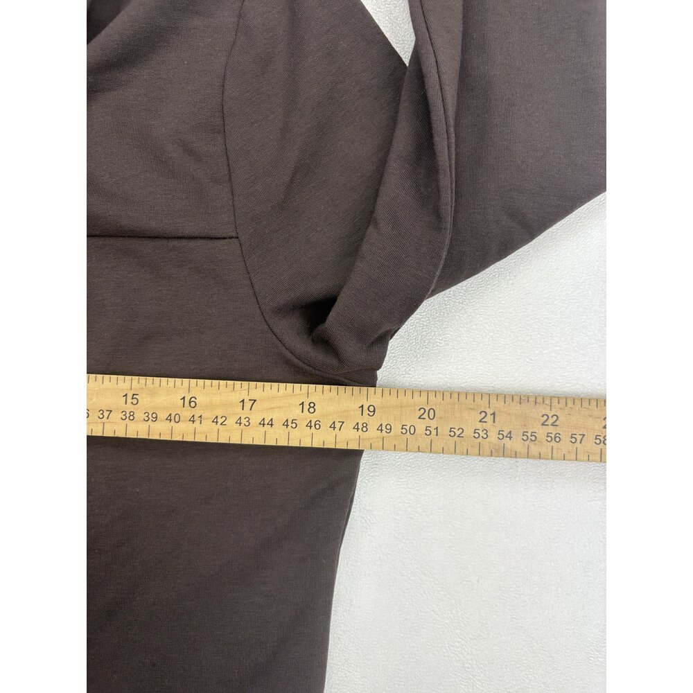 Talbots Women's Button-Front Knit Jacket Size M Brown - Picture 9 of 10